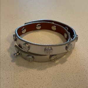 Tory Burch Silver Wrap Bracelet